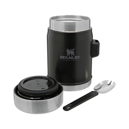 STANLEY Classic Food Jar black 0.4l with Spork