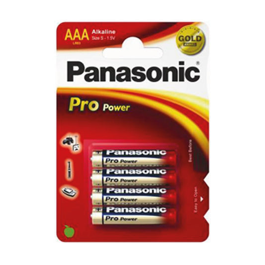 Panasonic Pro Power Gold Alkaline LR03 AAA-Micro 4er Blister