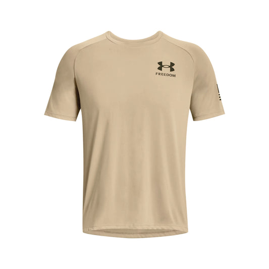 UNDER ARMOUR Tech Freedom Short Sleeve T-Shirt coyote