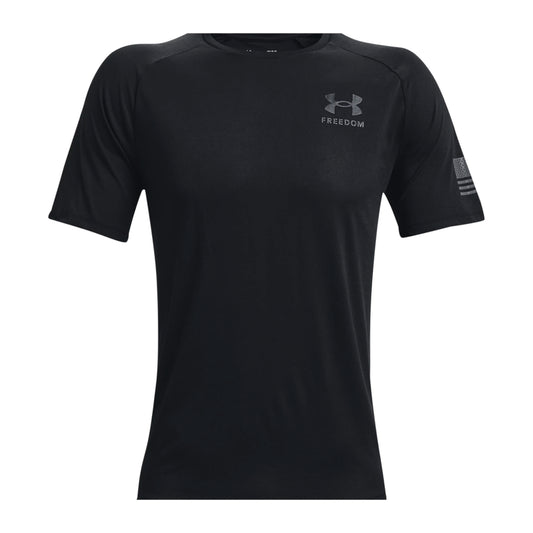 UNDER ARMOUR Tech Freedom Short Sleeve T-Shirt schwarz