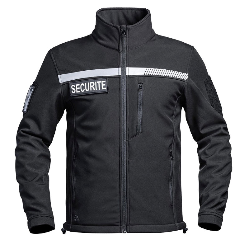 A10 SOFTSHELL JACKE SÉCU-ONE HV-TAPE SECURITY