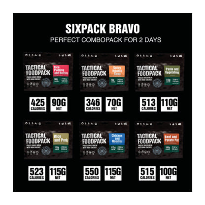 TACTICAL FOODPACK® Six Pack Bravo
