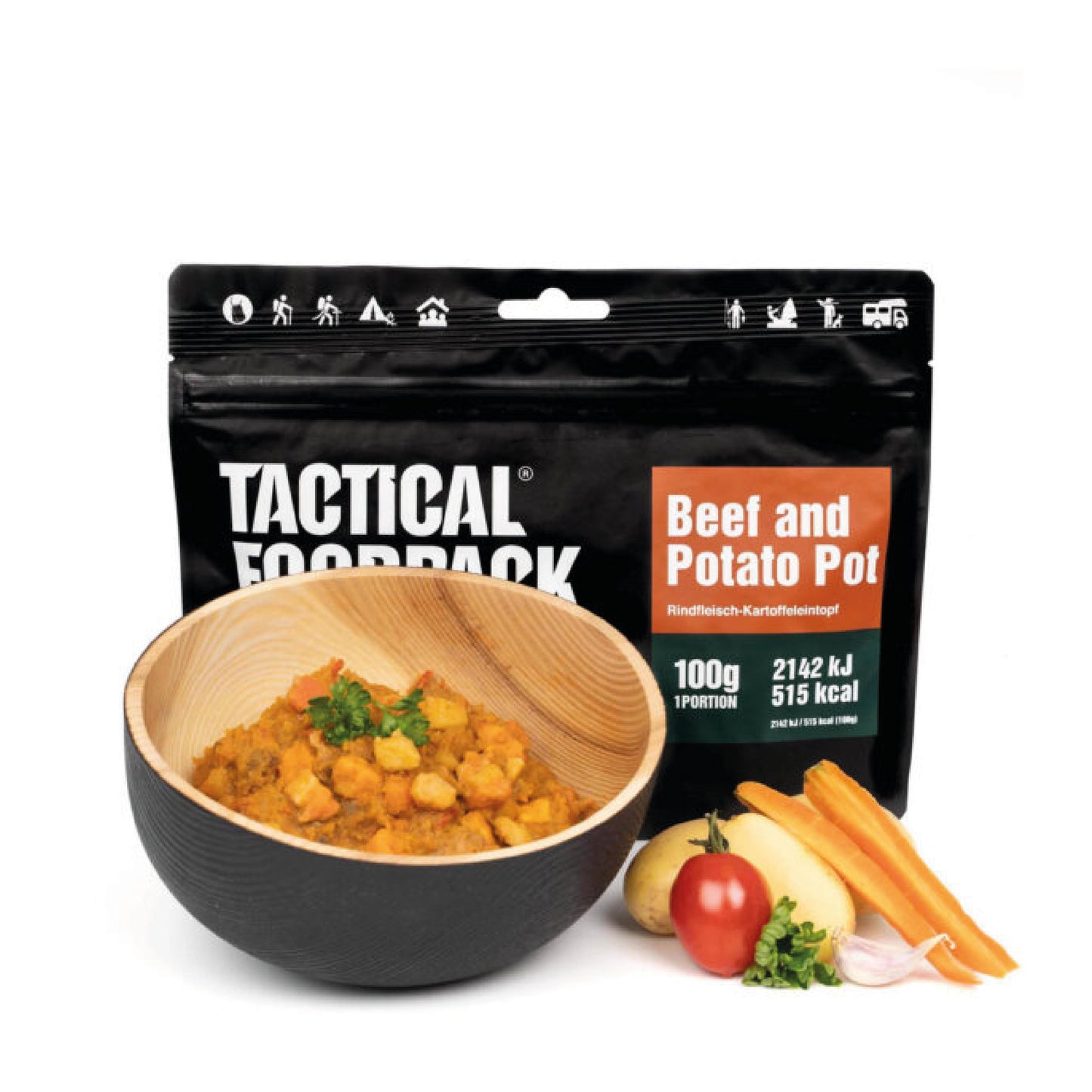 TACTICAL FOODPACK® Rindfleisch-Kartoffeleintopf 100g