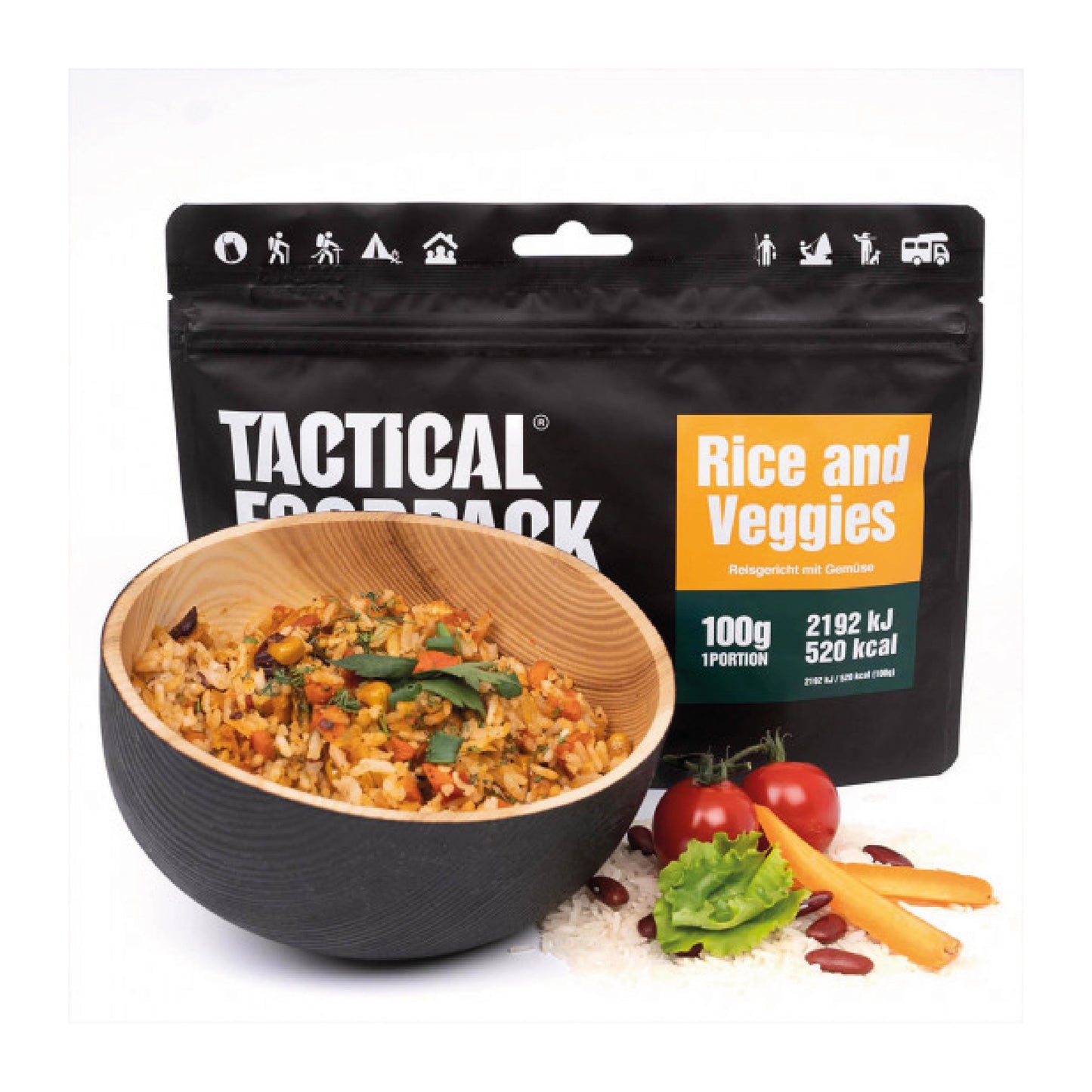 TACTICAL FOODPACK® Reisgericht mit Gemüse 100g